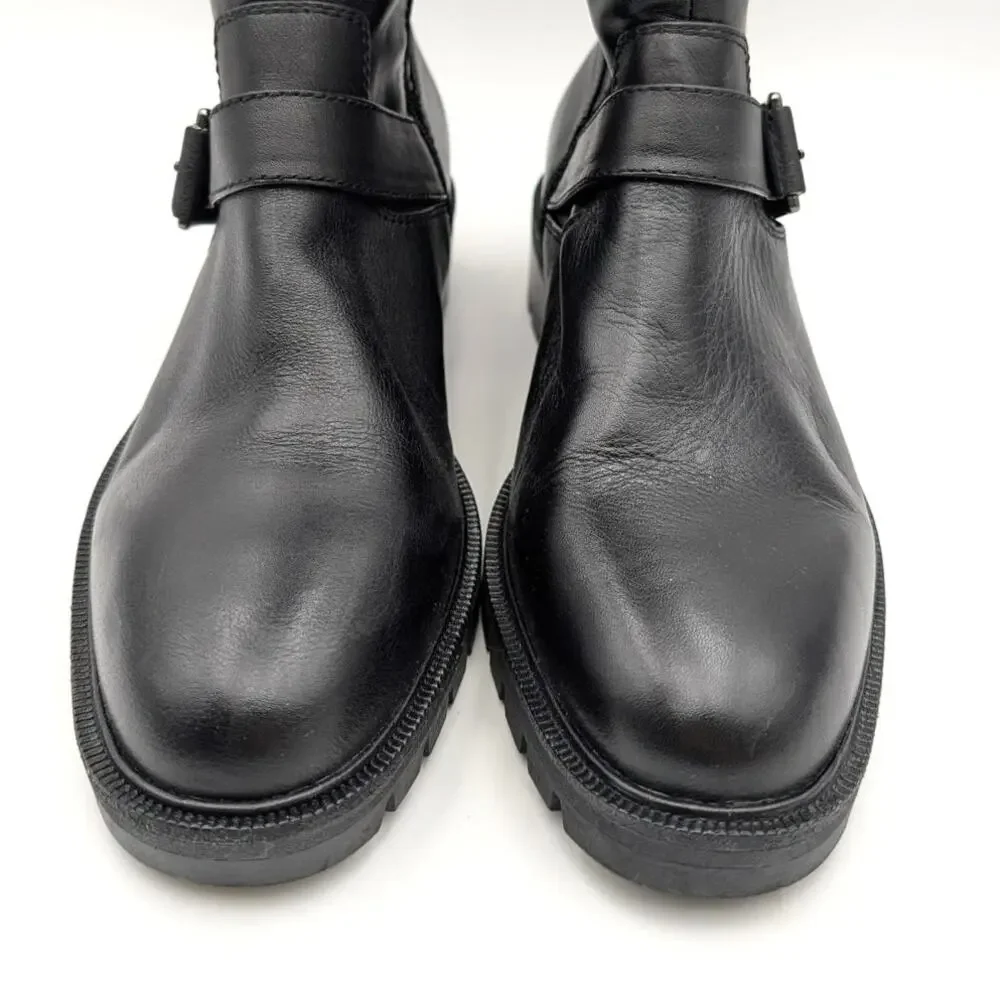 Vince Camuto Abrila Tall Over the Knee Boots Women's Black Size US10M EU41.5